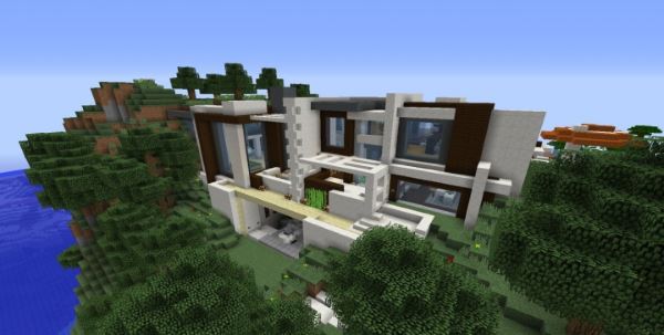 Modern Redstone Smart House ��� Minecraft 1.8.9