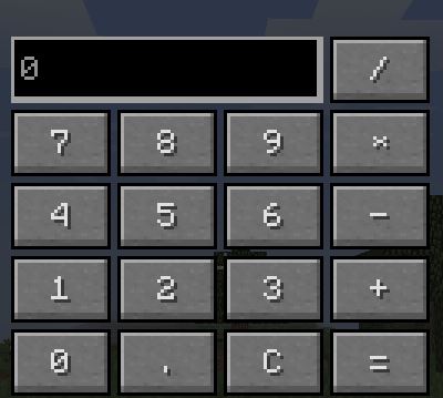 MineCalculator ��� Minecraft 1.8