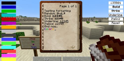 Text Formatting для Minecraft 1.7.10 Text Formatting для Minecraft 1.7.10