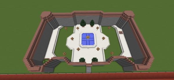Princess Peach's Castle для Minecraft 1.8 Princess Peach's Castle для Minecraft 1.8