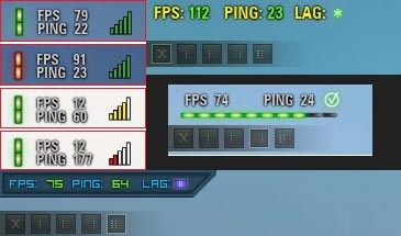 Расширенная настройка DebugPanel (пинг, фпс) для World of Tanks 0.9.16 Расширенная настройка DebugPanel (пинг, фпс) для World of Tanks 0.9.16