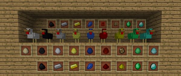 Cock-an-ore-doo для Майнкрафт 1.10.2 Cock-an-ore-doo для Майнкрафт 1.10.2