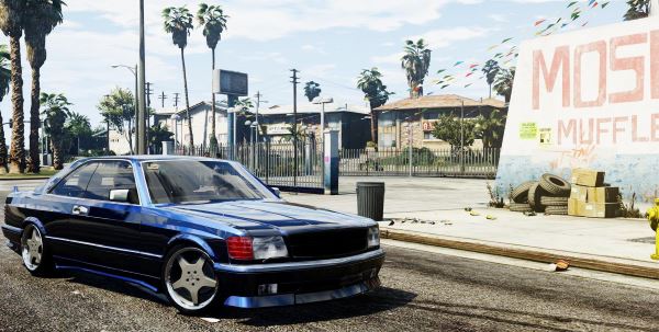 Mercedez-Benz 560 SEC ��� GTA 5